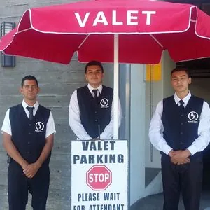 Valet parking team at a Woodland Hills corporate event
