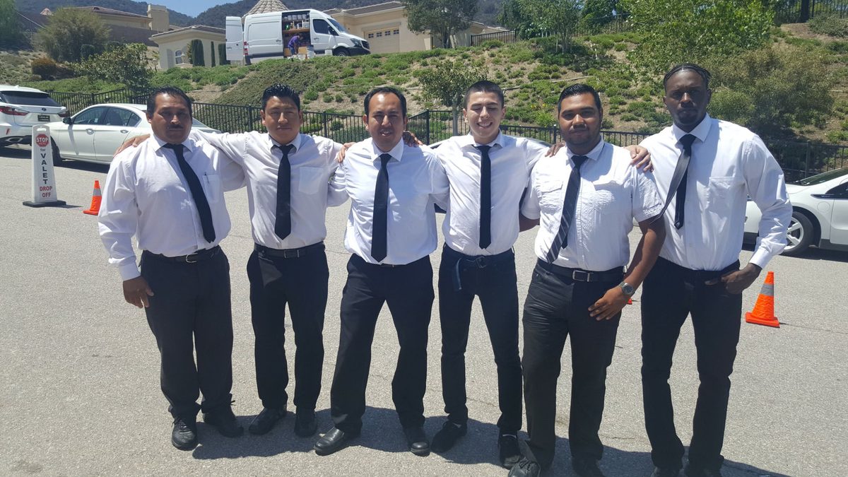 A&A valet crew group photo